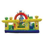 Jungle Buddies inflatable amusement park